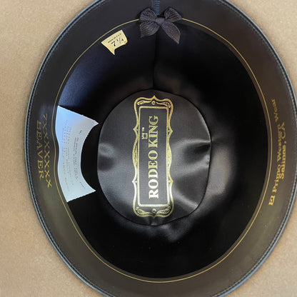 Rodeo King 7X Tan Belly Open Crown Felt Hat