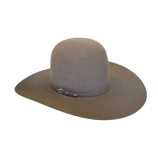 Rodeo King 7X Tan Belly Open Crown Felt Hat