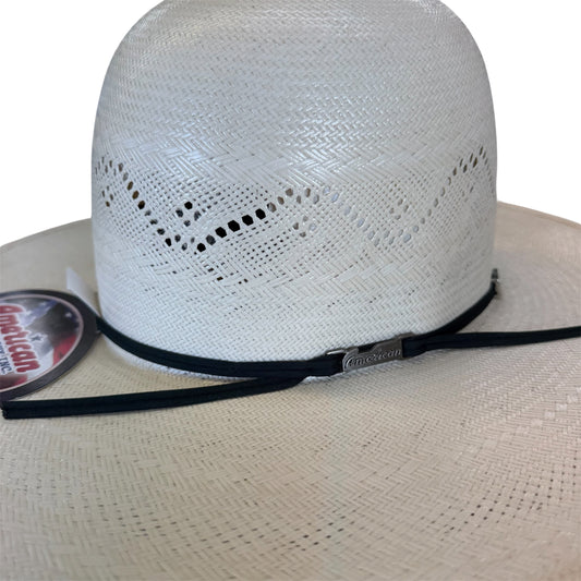 American Hat 7420 Straw 6" Open Crown