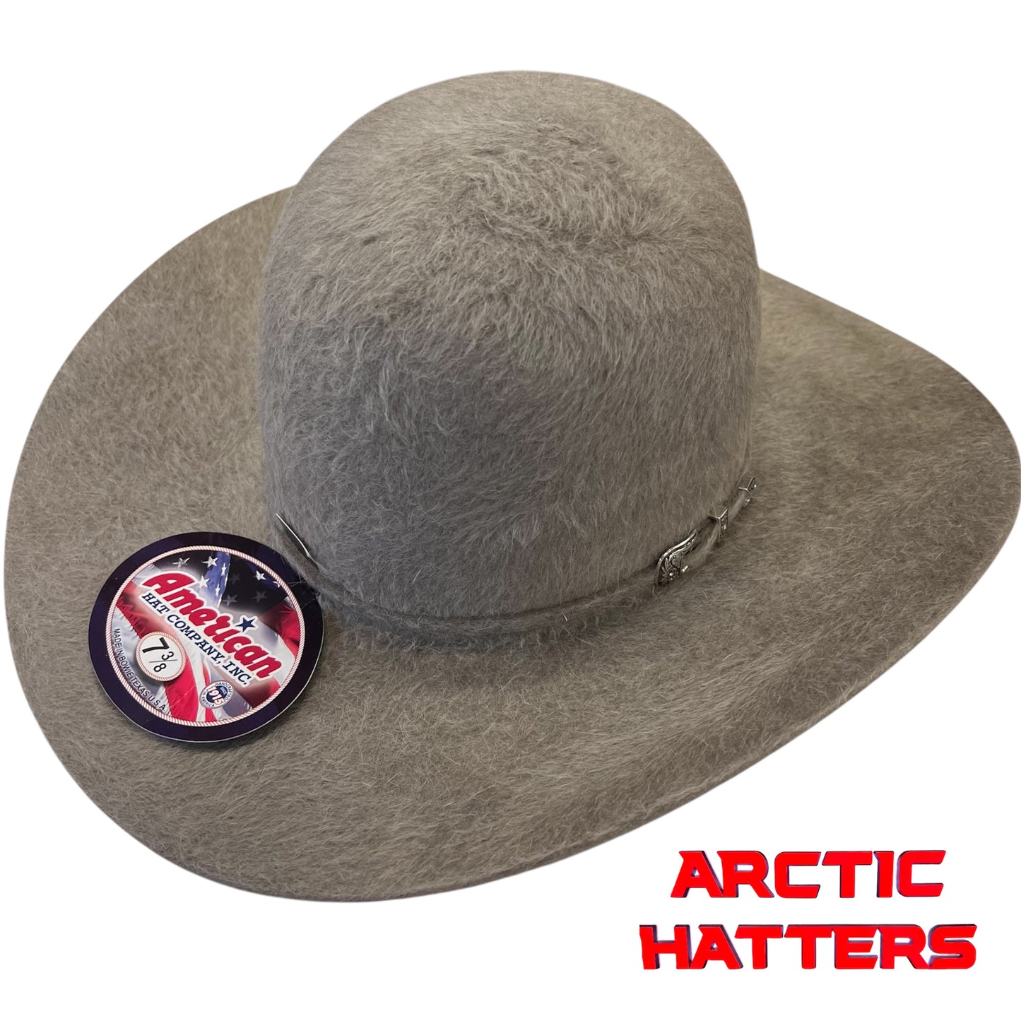 American Hat 20X Natural Grizzly Felt Hat 6" Crown