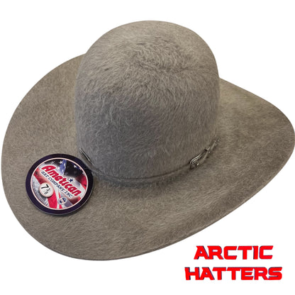 American Hat 20X Natural Grizzly Felt Hat 6" Crown