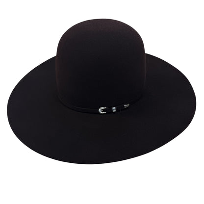 Rodeo King 10X Black Cherry Open Crown Felt Hat