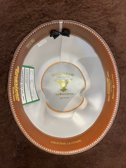 American Hat 20X Chocolate Grizzly Felt Hat 6" Crown