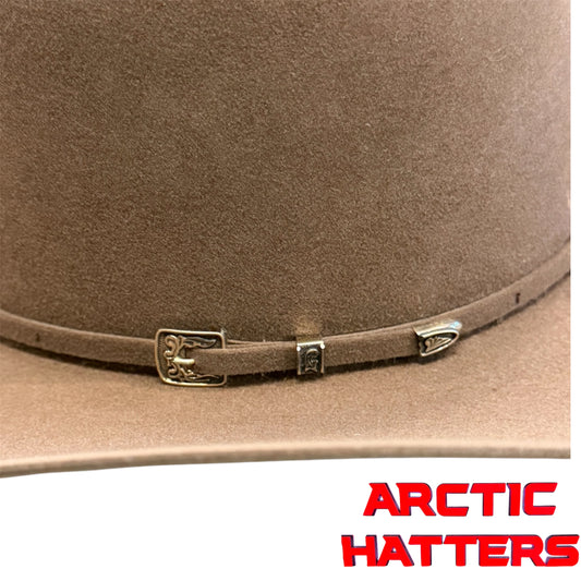 American Hat 100X Pecan Felt Hat 6" Open Crown