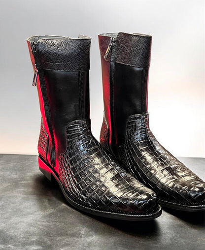 Men’s Franco Cuadra Caiman Botin Negro FC865