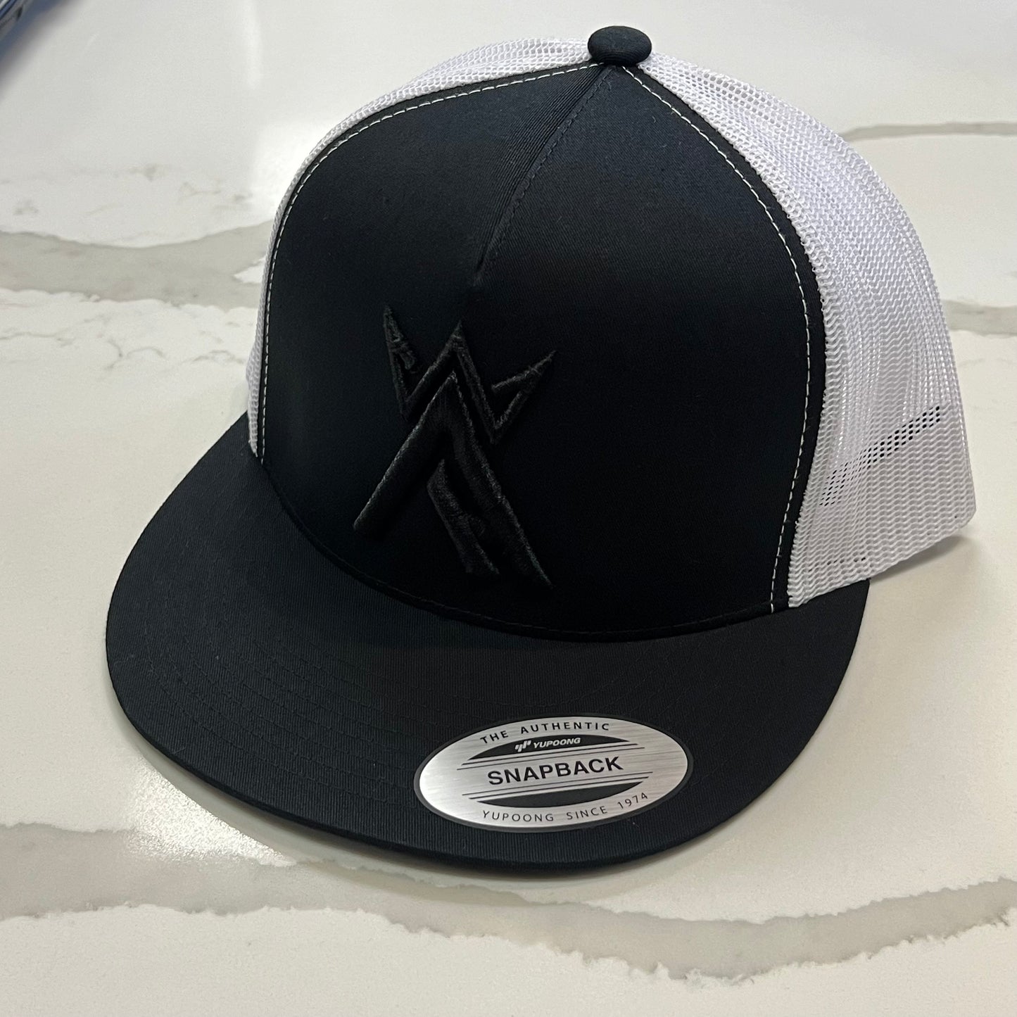 King Arctic Black BW Trucker Hat