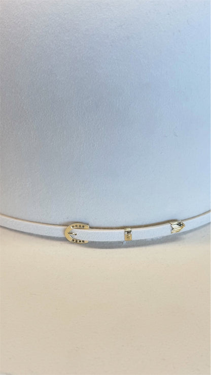Resistol Alpine 30X Pearl Felt Hat 6" Open Crown