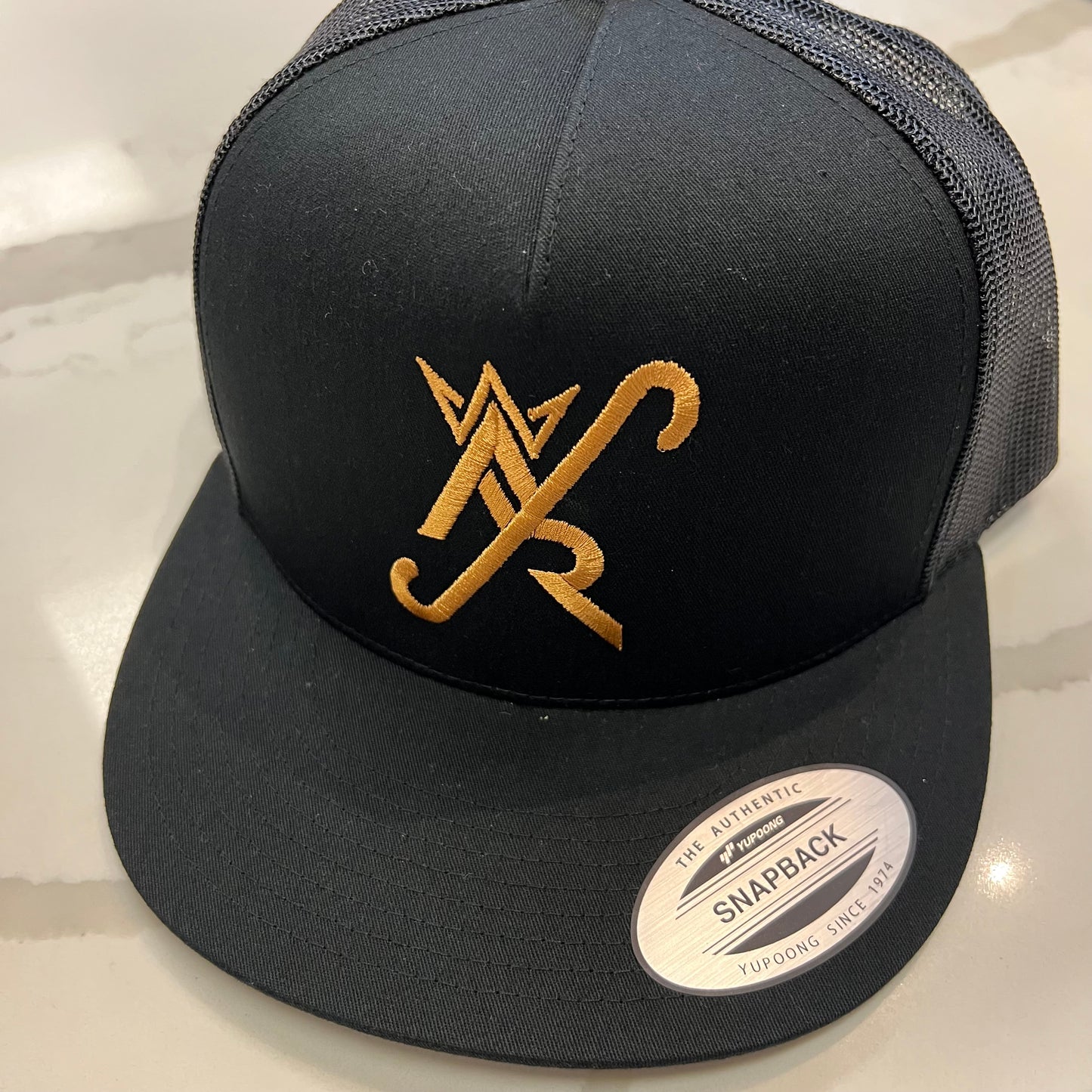 King Arctic X Rags Gold/Black Flat Bill Hat