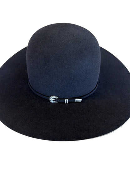 Stetson Skyline 6X Black Felt Hat 6" Open Crown