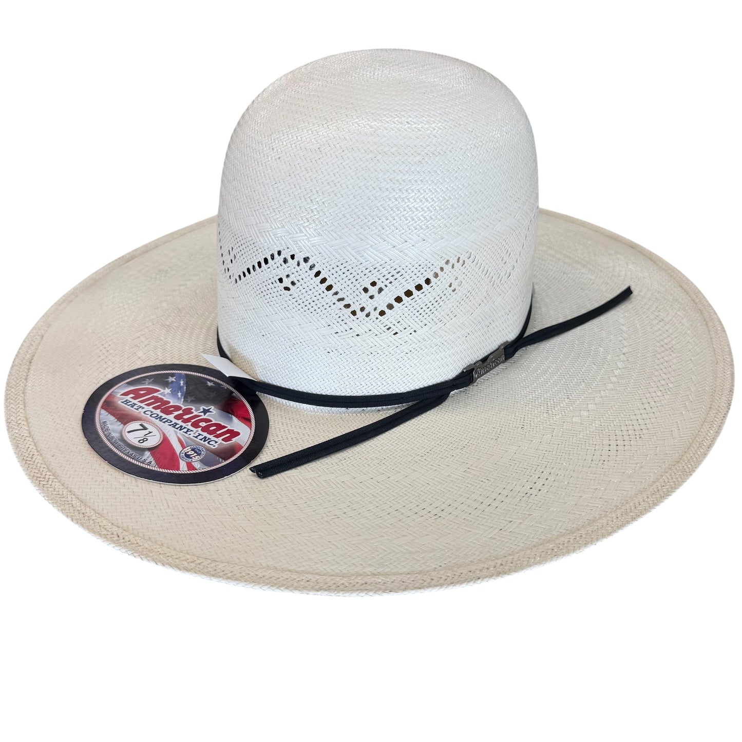 American Hat 7420 Straw 6" Open Crown