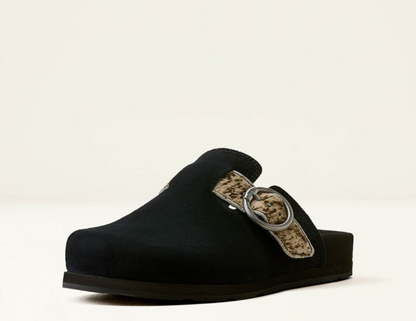 Ariat Black Suede|Brindle Hair On