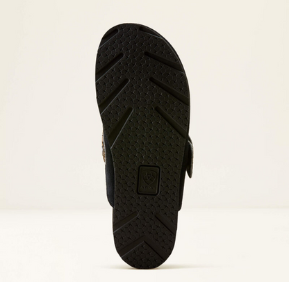 Ariat Black Suede|Brindle Hair On