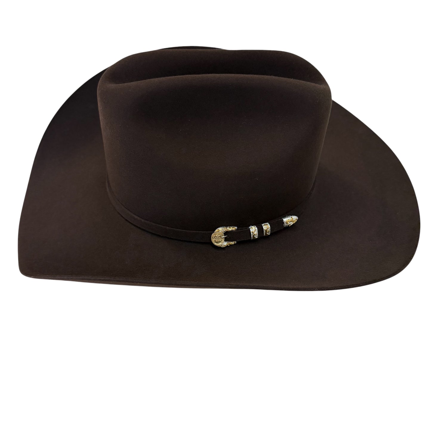 Stetson El Presidente GE 100X Chocolate Felt 4 1/4" Profile 75