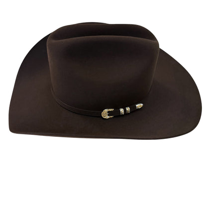 Stetson El Presidente GE 100X Chocolate Felt 4 1/4" Profile 75