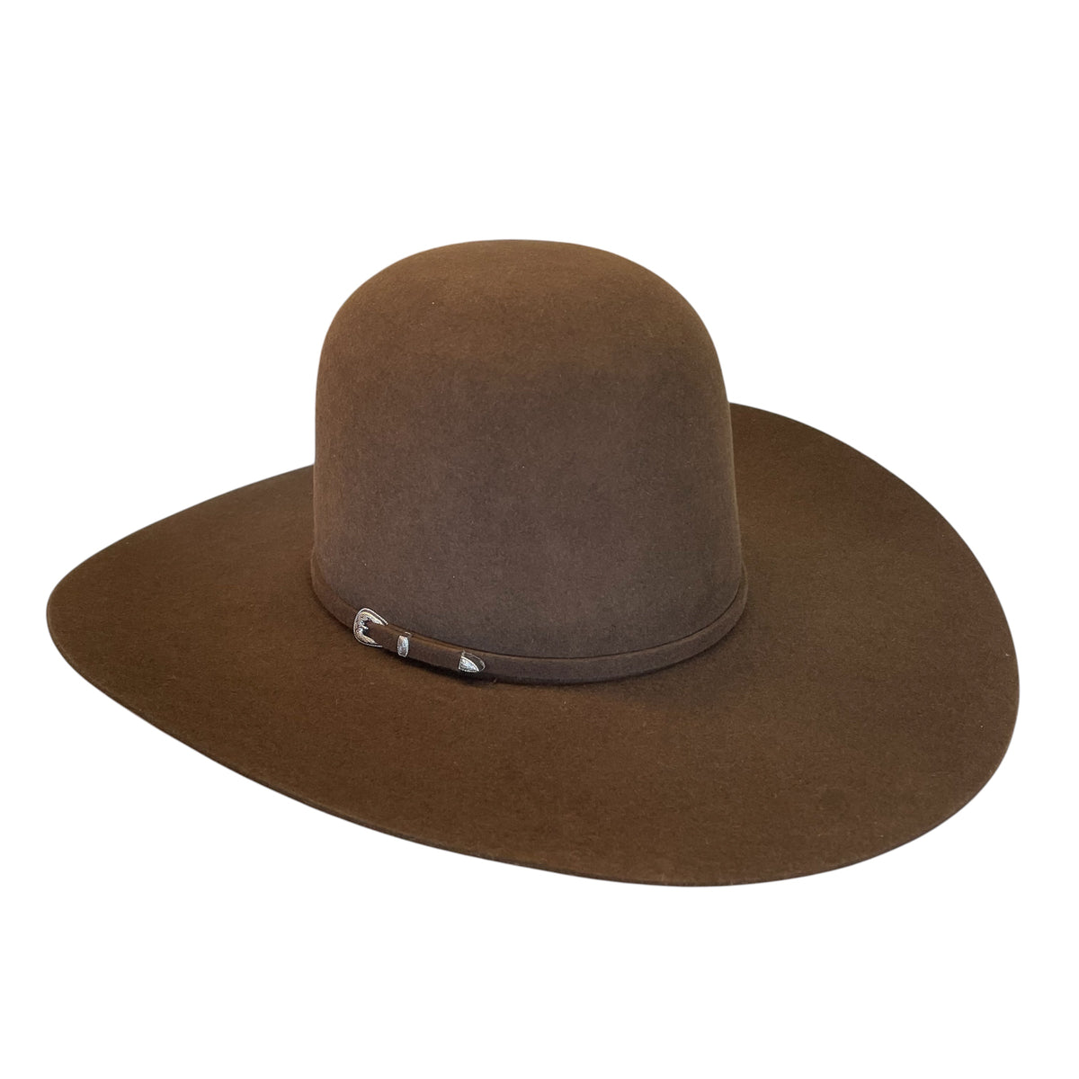 Rodeo King 7X Whiskey Open Crown Felt Hat