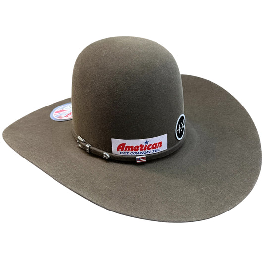 American Hat 10X Evergreen 6" Open Crown
