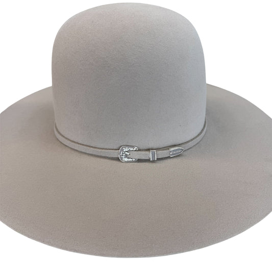 Stetson Skyline 6X Silverbelly Felt Hat 6" Open Crown