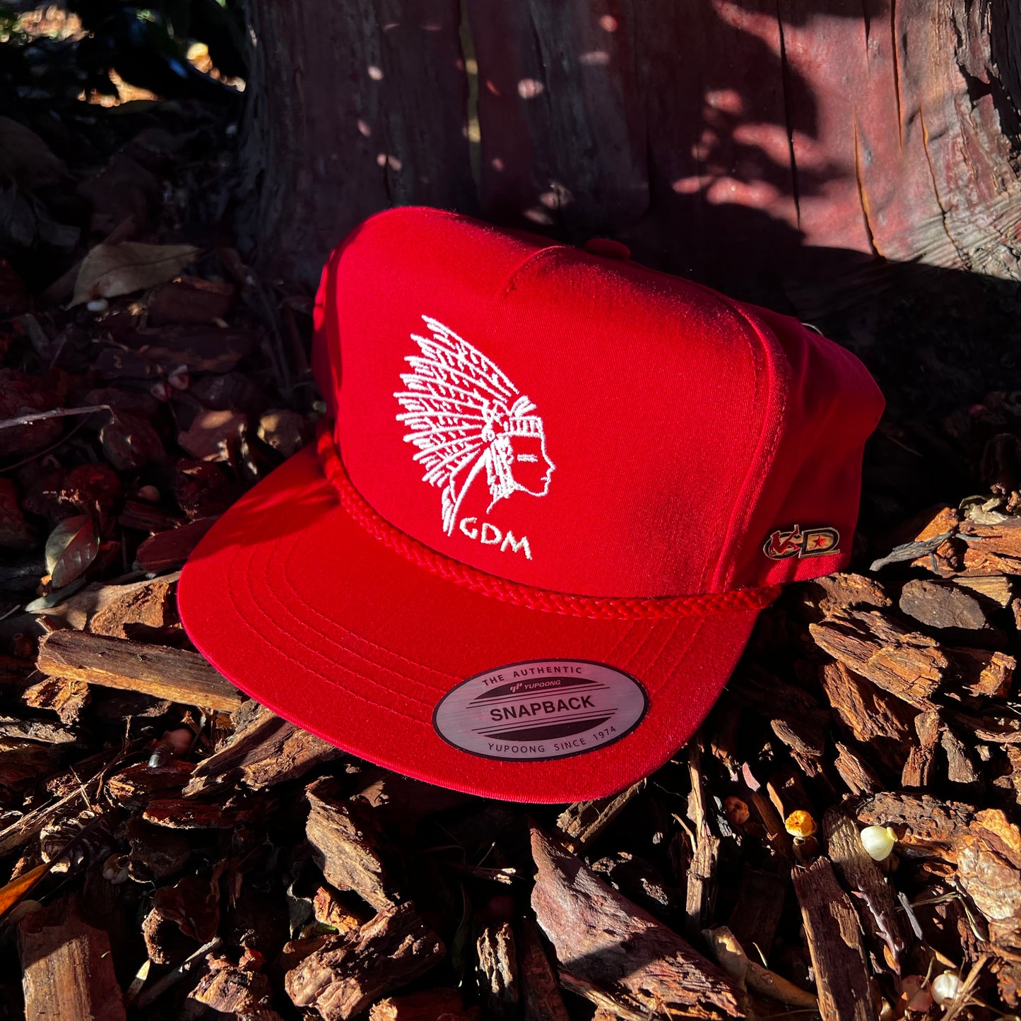 Get Dirty Merchandise RG/WTH Marty RED Golf Hat