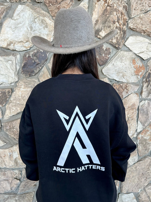 Arctic Hatters Black/White Crew