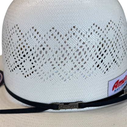 American Hat 8140 Straw 6" Open Crown