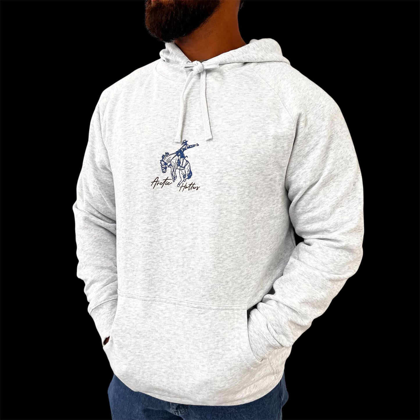Arctic Hatters Bronc Grey Hoodie