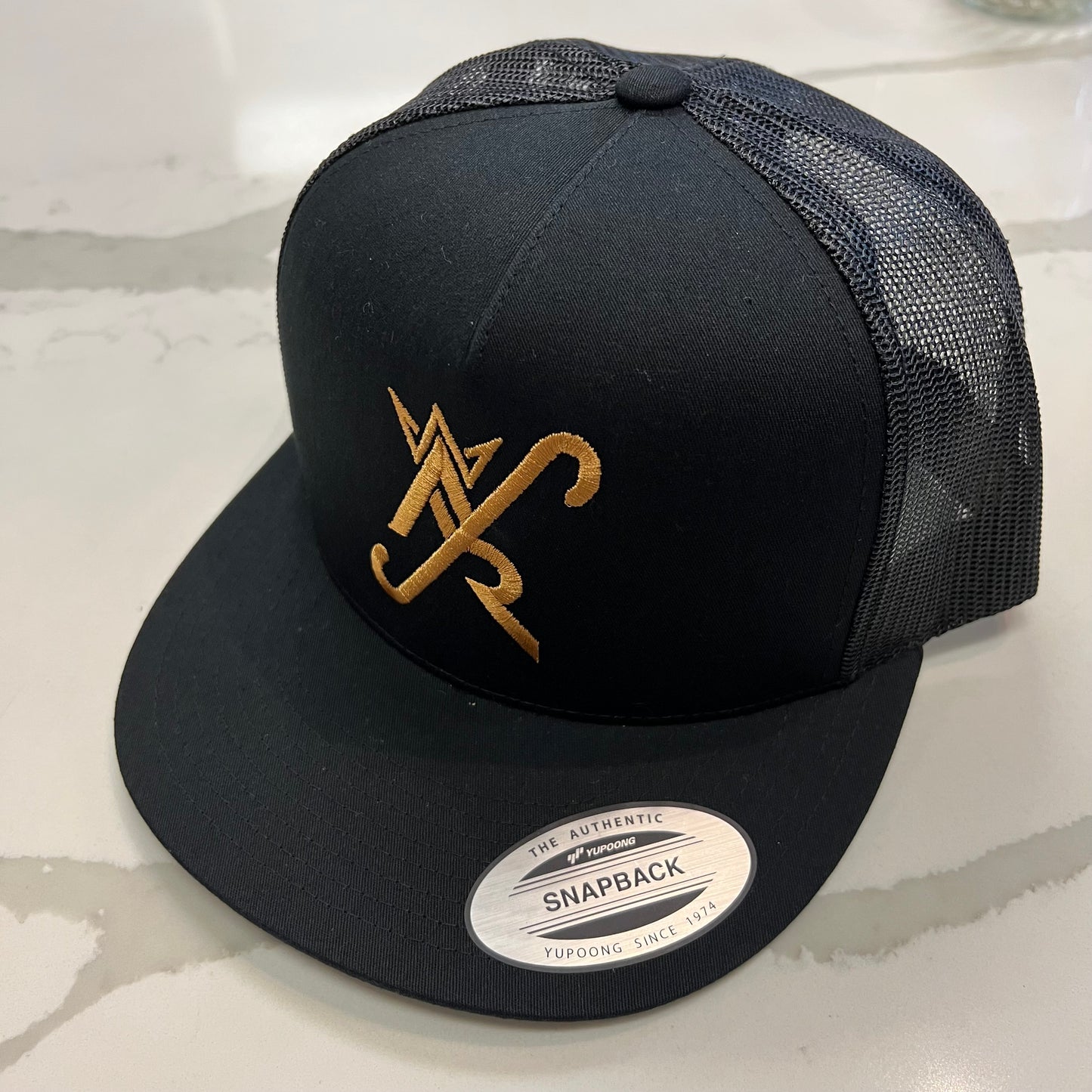 King Arctic X Rags Gold/Black Flat Bill Hat