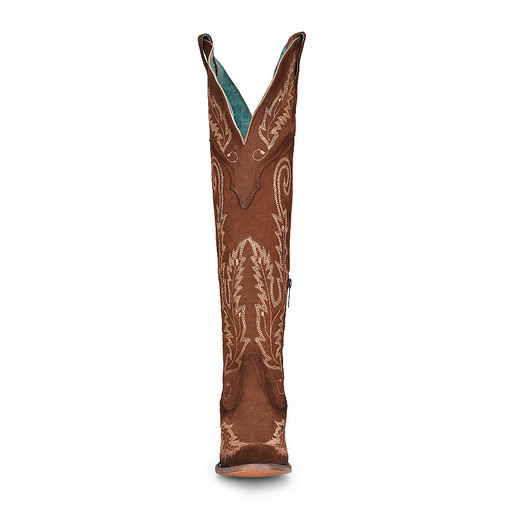 Laurel Over the Knee Boots Cognac