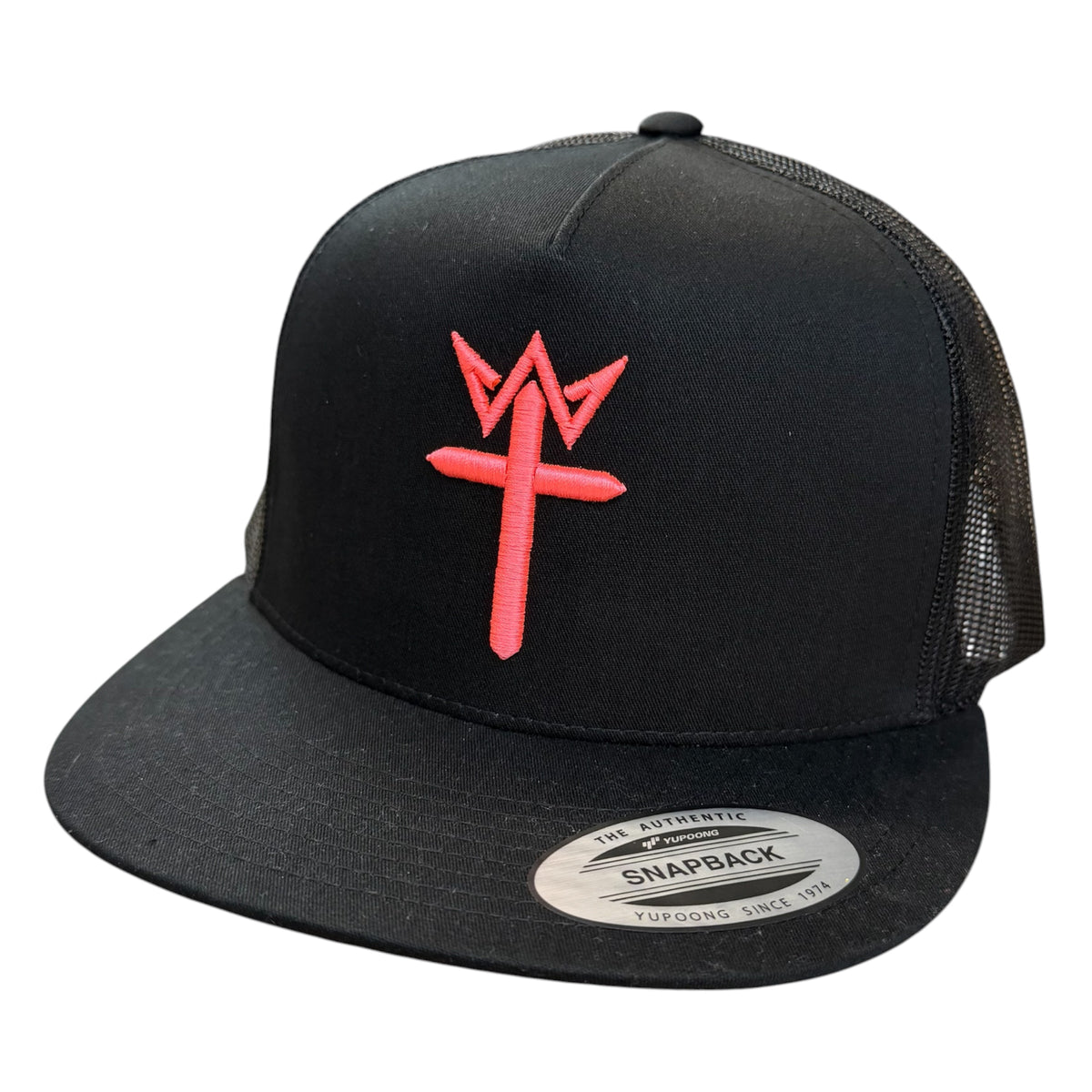 King Cross Neon Pink/Blk Trucker Hat