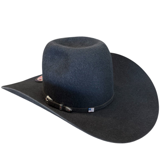 American Hat 20X Charcoal Grizzly Felt Hat 6" Crown