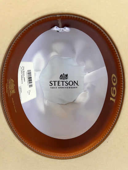Stetson The Boss Silverbelly Tall Crown Pure Rabbit Felt 4” Brim