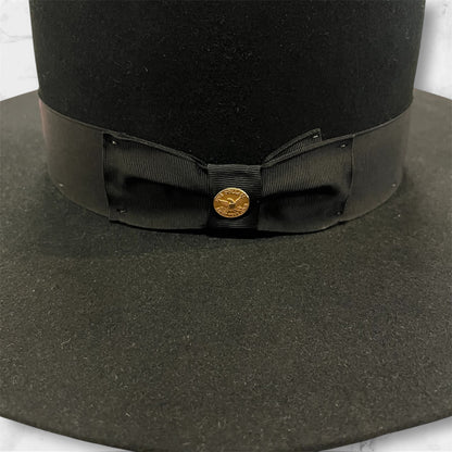Stetson The Boss Black  Pure Rabbit Felt Tall Crown 4” (PREORDER)