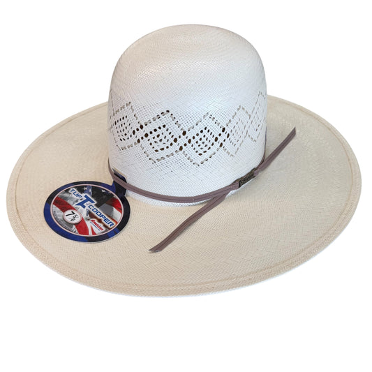 American Hat TC8930 Straw 6" Open Crown