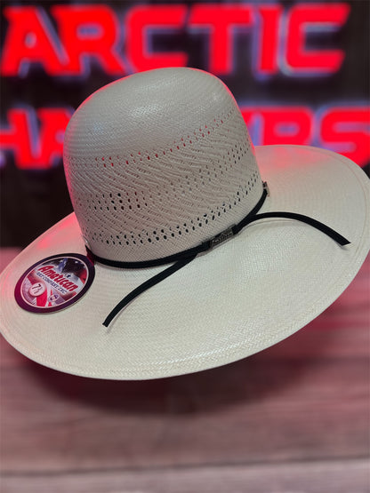 American Hat Straw 7400 Open Crown 6"