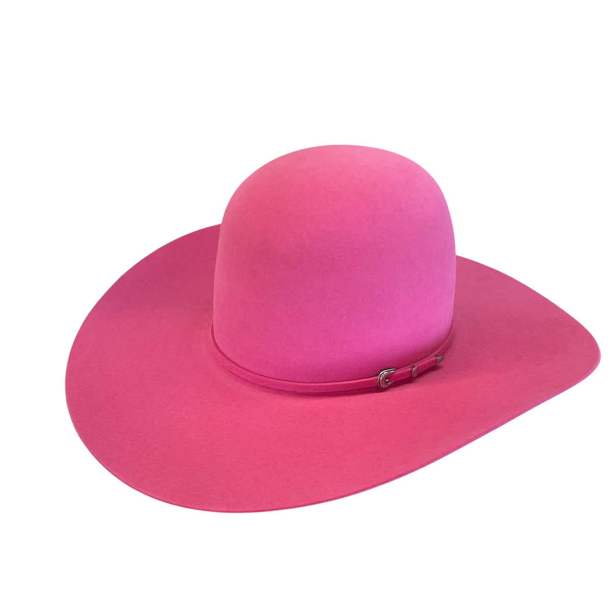 Rodeo King 7X Hot Pink Open Crown Felt Hat