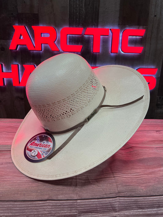 American Hat JC4200 Straw 6" Open Crown