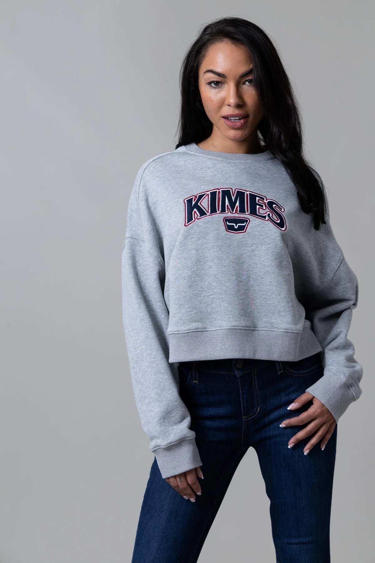 Women's Kimes Ranch Colfax Crew GREY HEATHER