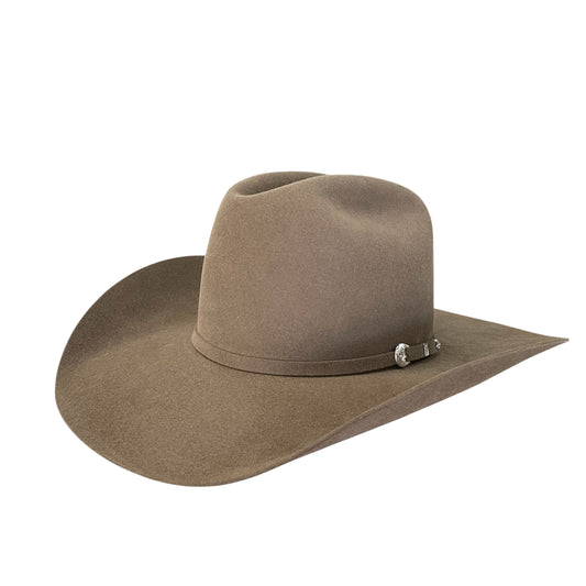 Resistol Midnight 6X Driftwood Felt Hat RB Crown
