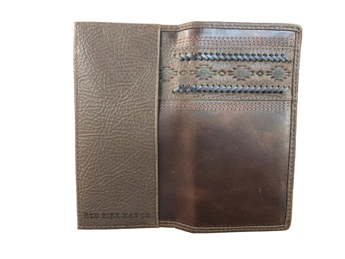 Red Dirt Rodeo Wallet Embossed W/Chip Stitch 2510138762