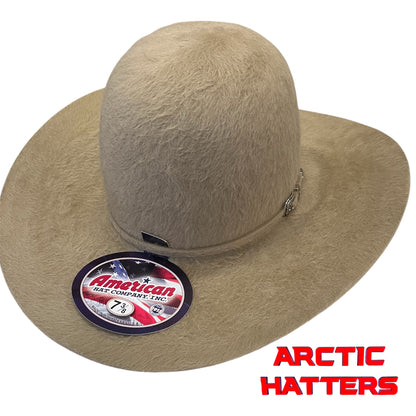 American Hat 20X Sahara Grizzly Felt Hat 6" Crown