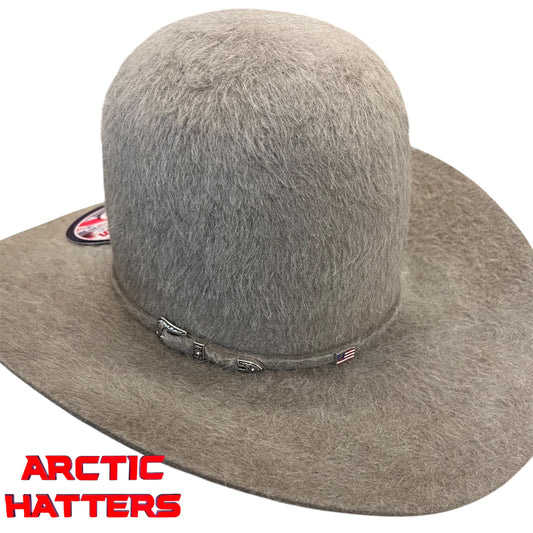 American Hat 20X Natural Grizzly Felt Hat 7" Tall Crown