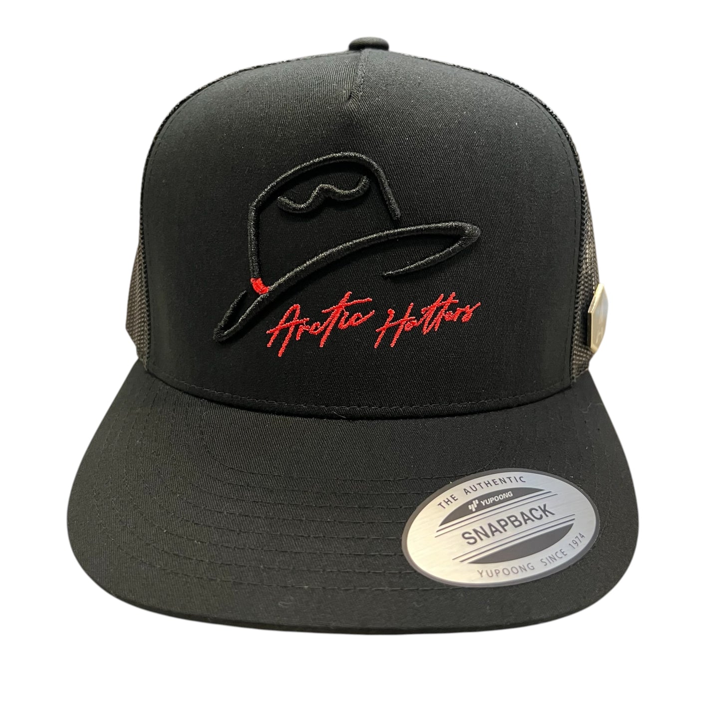 Arctic Hatters Black Cutters 2.0 Black Trucker Hat