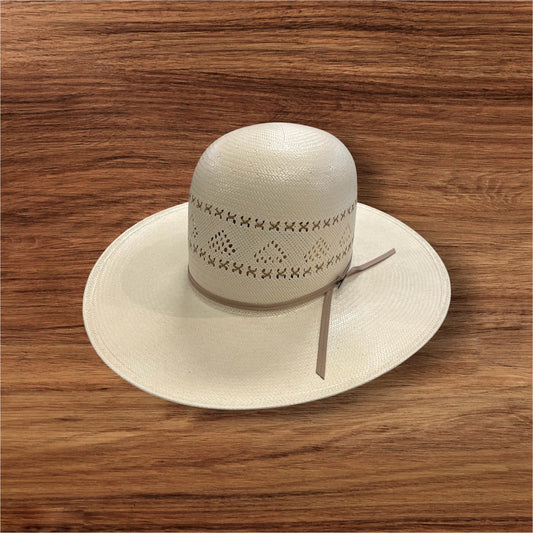 Resistol 20X Black Ridge 4 1/4" Brim Straw Hat Open Crown