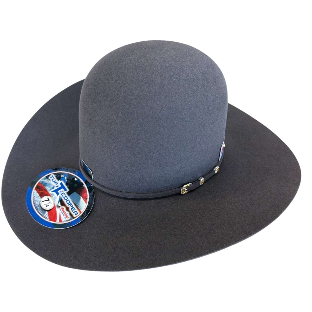 American Hat 10X Steel Felt Hat 6" Open Crown Tuf Cooper Collection