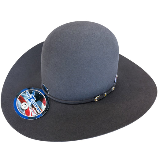 American Hat 10X Steel Felt Hat 6" Open Crown Tuf Cooper Collection