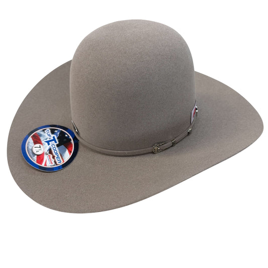 American Hat 40X Natural Felt Hat 6" Open Crown Tuf Cooper Collection