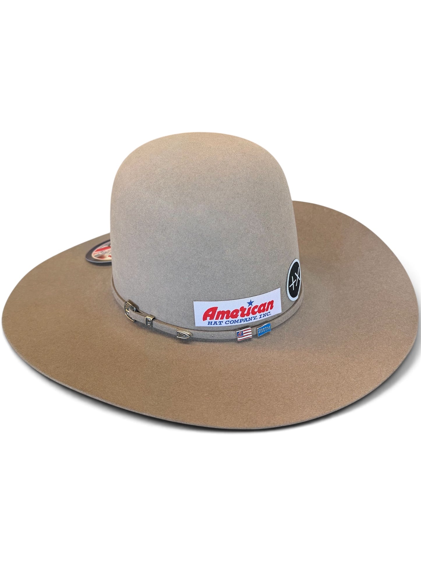 American Hat 100X 250th Edition Natural Felt Hat 6" Open Crown