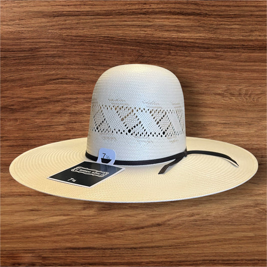 Rodeo King Wind Straw Hat Open Crown