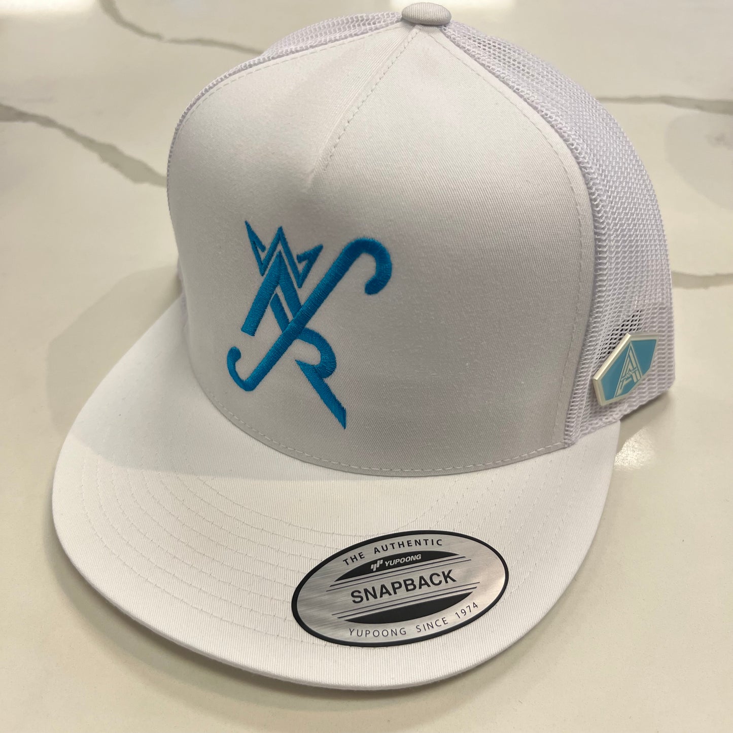 King Arctic X Rags Teal/White Flat Bill Hat