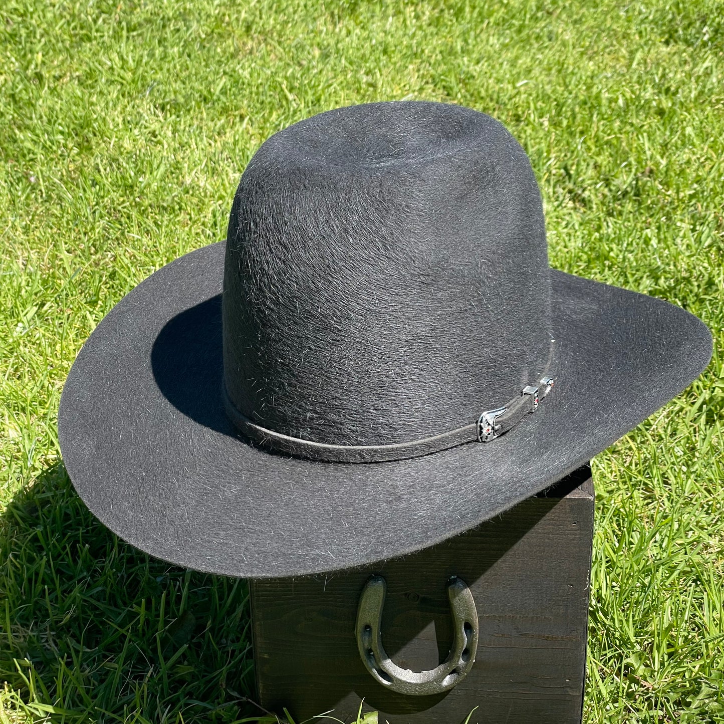 American Hat 20X Sombrero Grizzly Carbón Corona de 7"