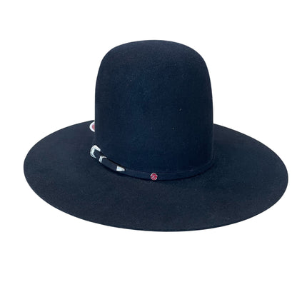 Tacchino 10X Corona Alta Fieltro Negro
